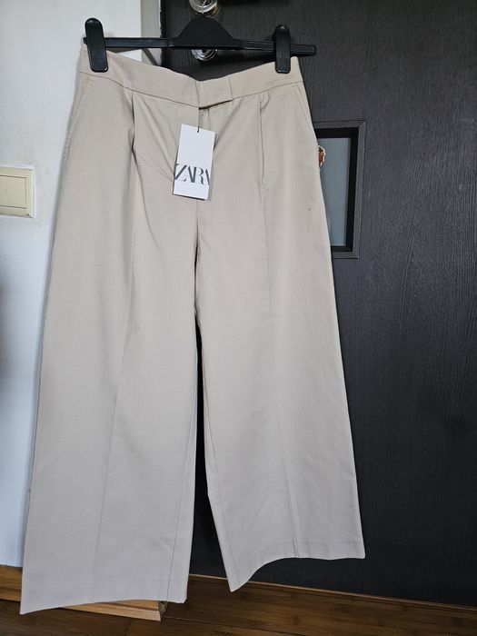 Pantaloni Zara wide leg noi