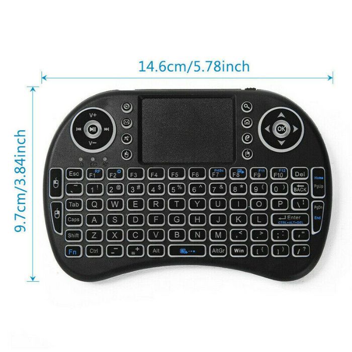 Tastatura Smart TV Wireless 3 în 1 tastatură wireless + mouse + touch