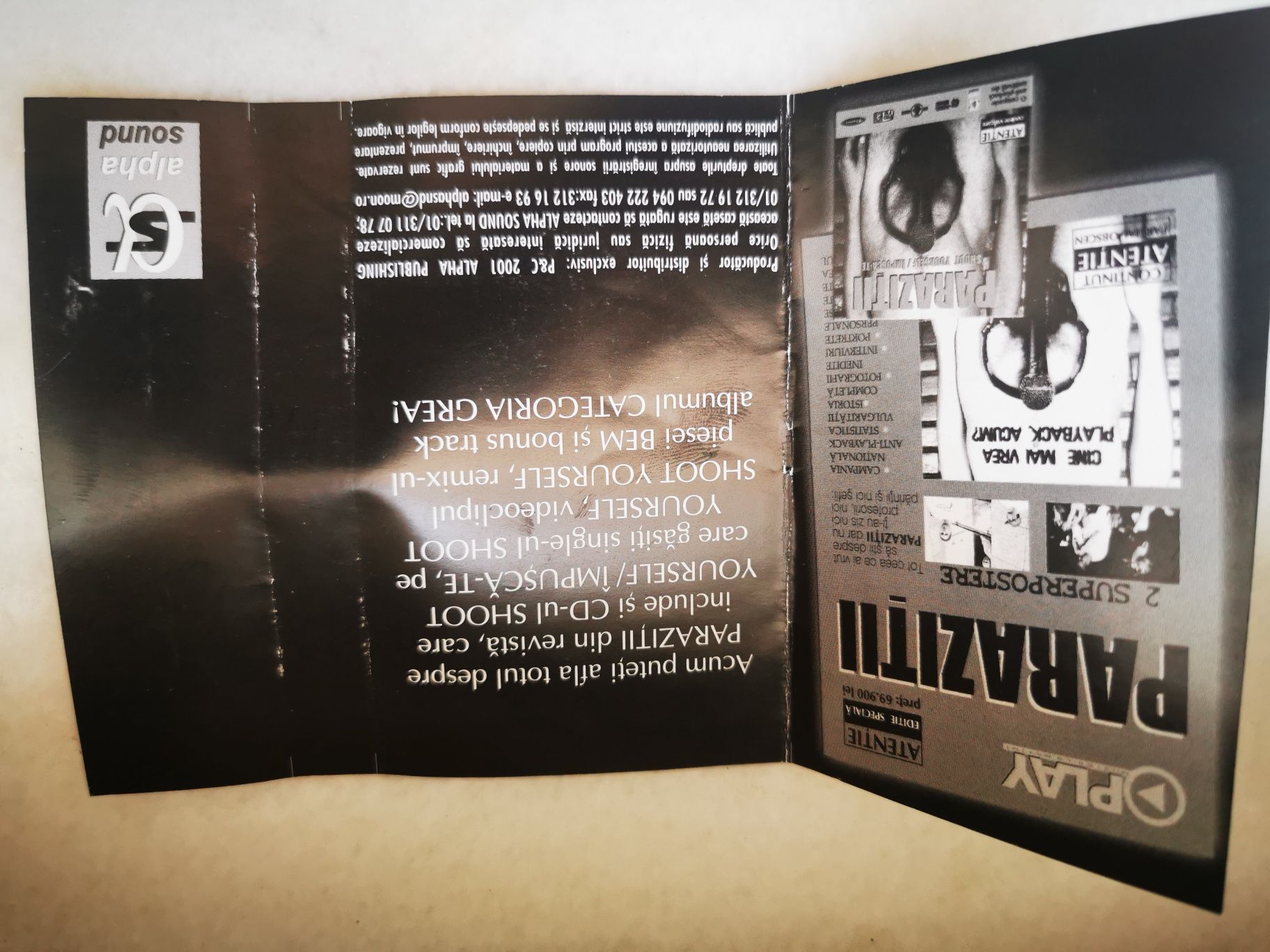 Caseta audio Parazitii - Shoot Yourself  (2001)