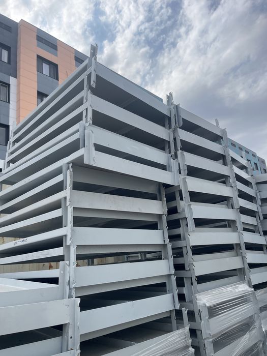 Металлические полки для стеллажей 95 ш глубина 60 б/у