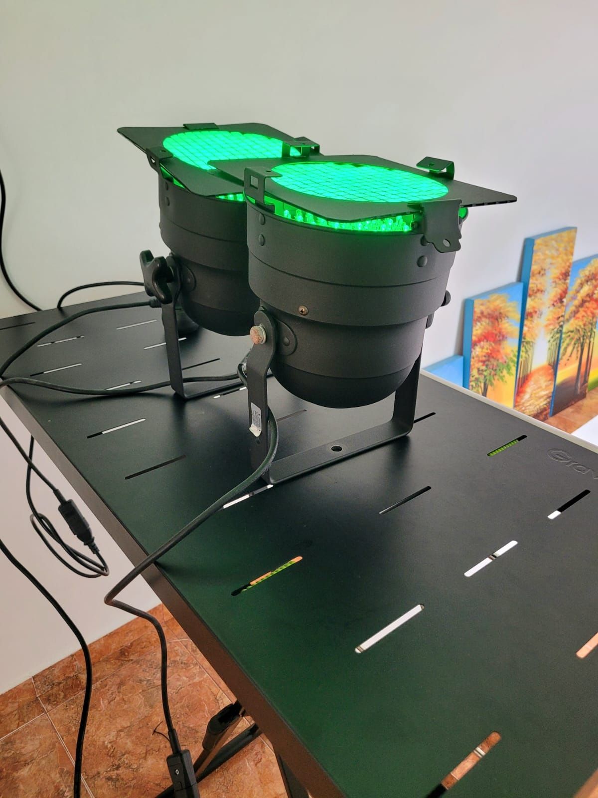 Led par stairville RGB lumini disco club dj formație petrecere strobo