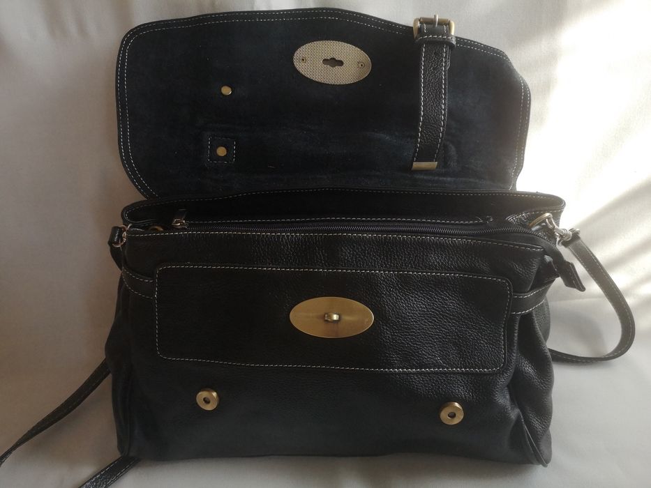 Чанта естествена кожа