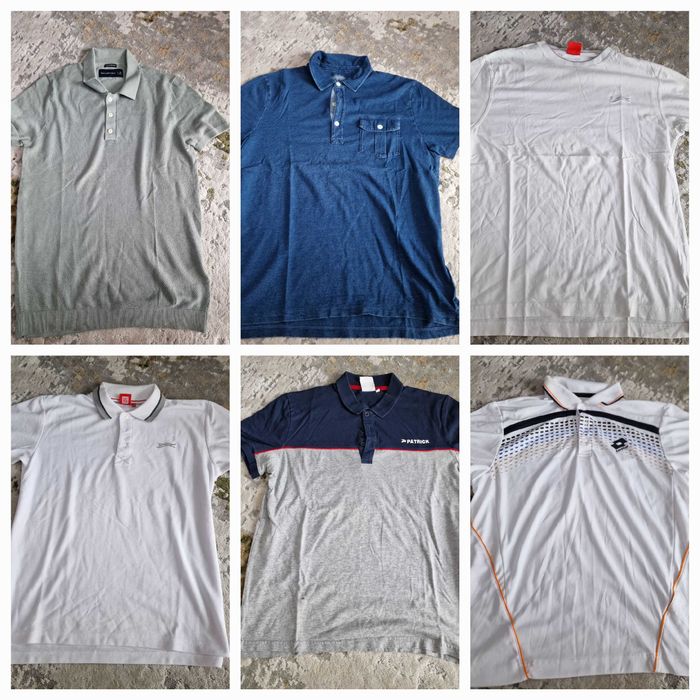 Lot 5 tricouri barbati marimea M Abercrombie Lotto Slazenger
