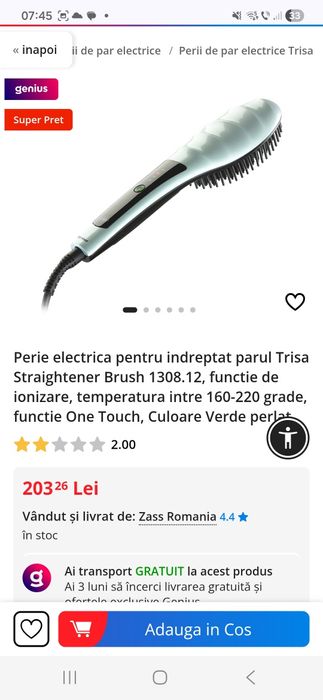 Perie electrica Trisa