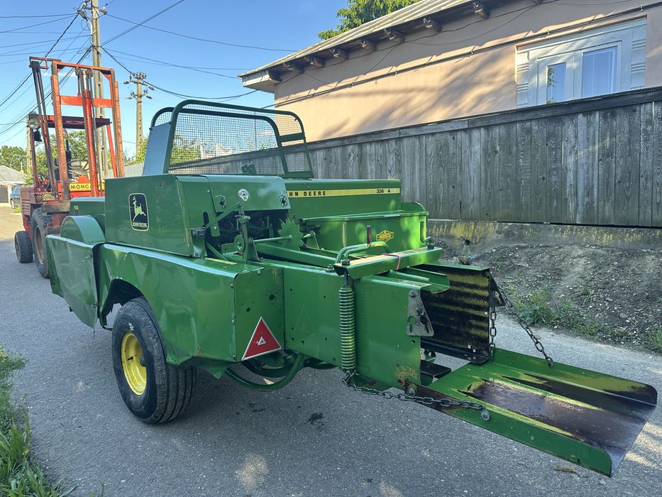 Presa balotiera john deere 336 A impecabila ca noua ORIGINALA