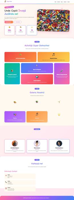 Site prezentare Host + Domeniu Inclus