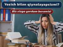 Professional yozish xizmatlari: insho, dissertatsiya va boshqalar!