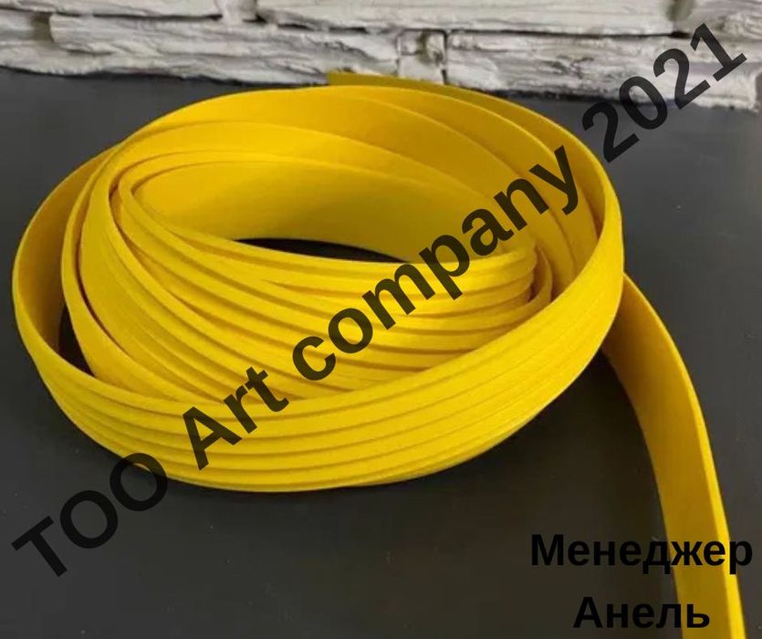 Тактильная лента желтая вставка