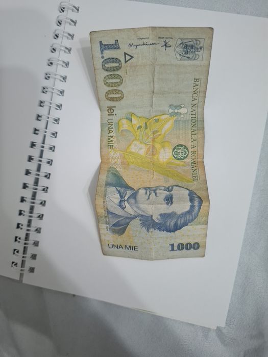 1000 lei bacnota veche