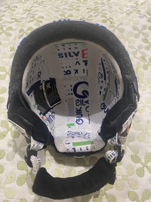 Комплект детска каска и ски очила