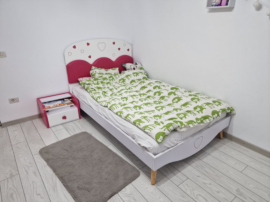 Mobila Mobexpert pentru Dormitor Fetițe, Pat 140