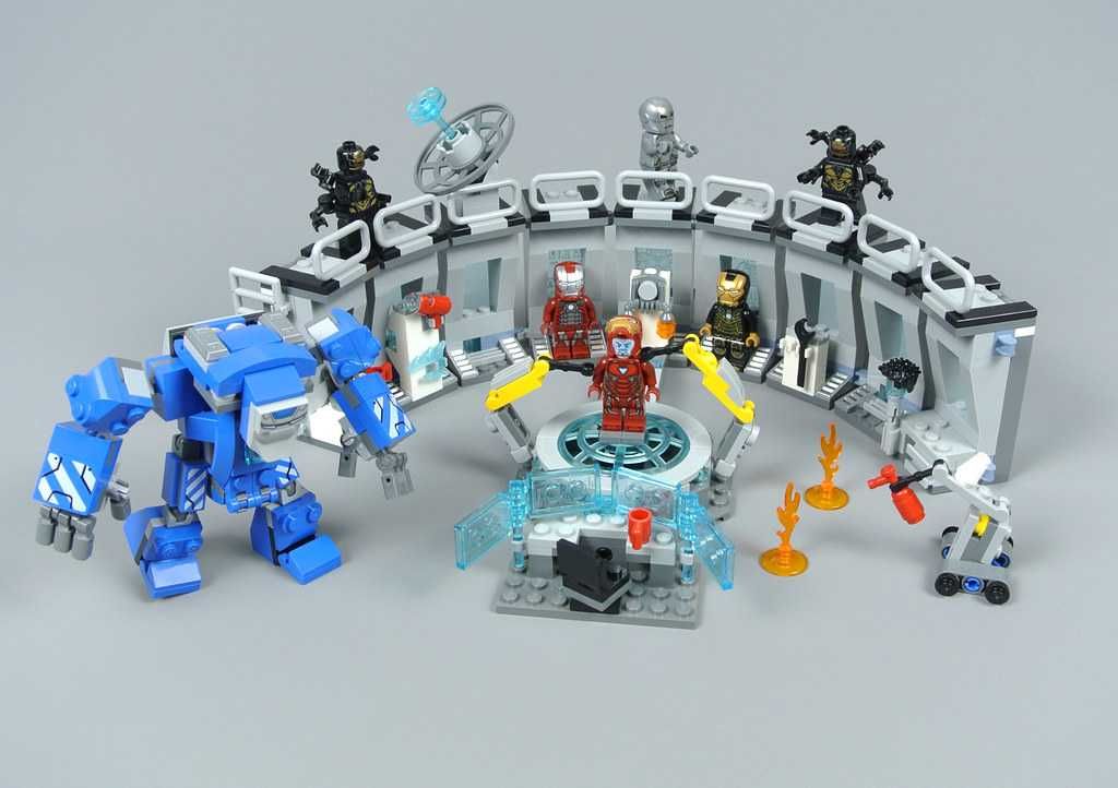Set TIP Lego Marvel Avengers Iron Man Sala Armurilor 76125
