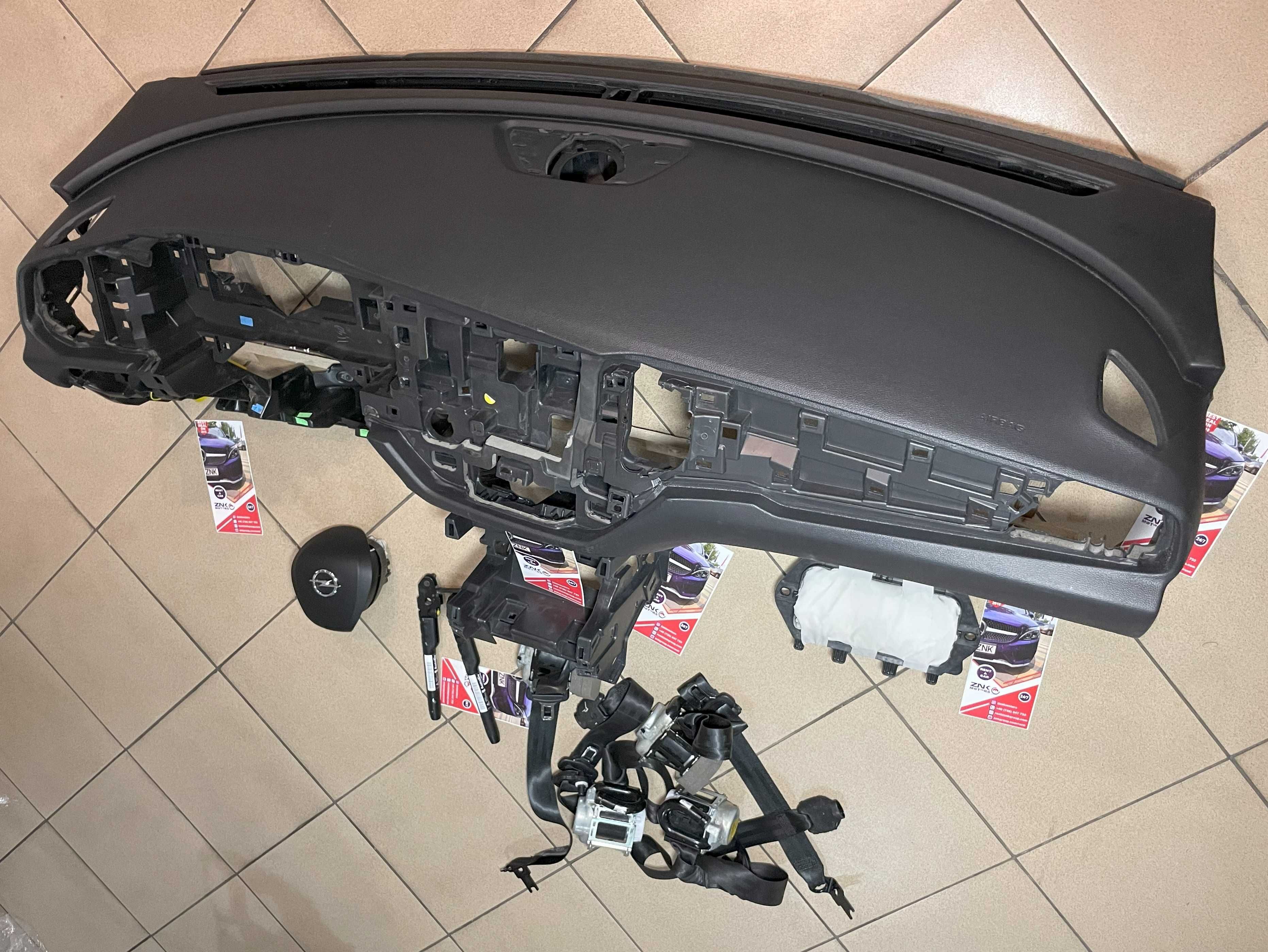 Opel GrandLand X facelift 2023 + kit airbag - plansa de bord - centuri