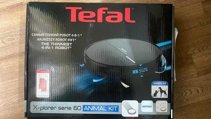 Продается самый тонкий робот пылесос Tefal 4 в 1.