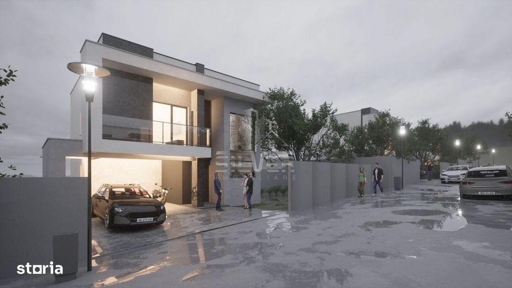 Casa individuala/teren 500mp/panouri fotovoltaice/pompe de caldura.
