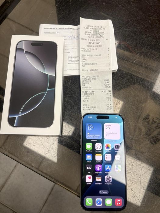 Като нов Iphone 16 pro 128 gb с гаранция