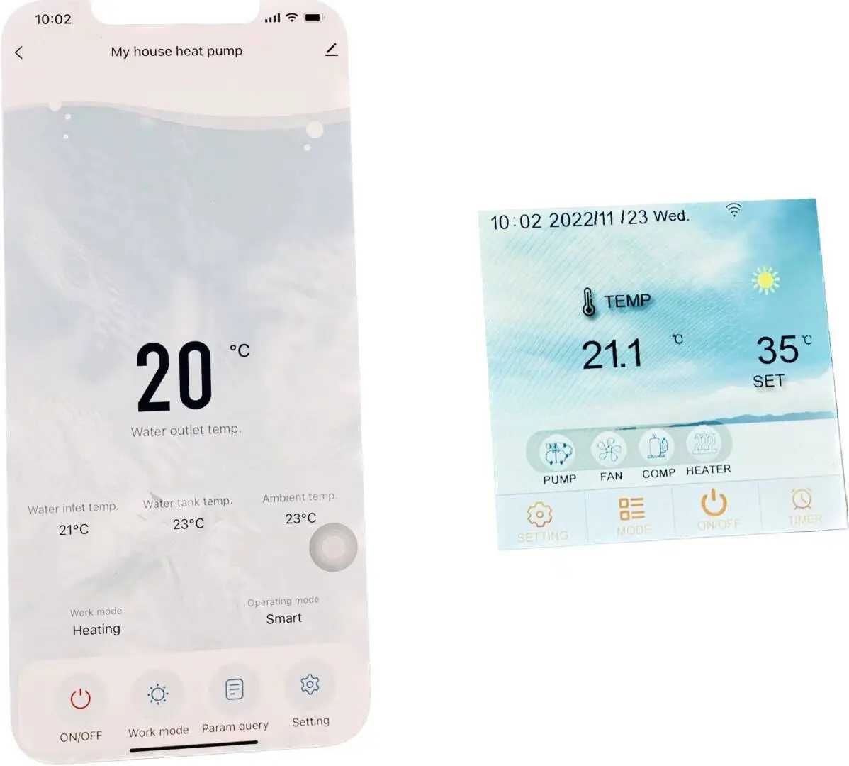 Инверторна термопомпа NETSU, въздух-вода, клас А++,  мощност 12 kW