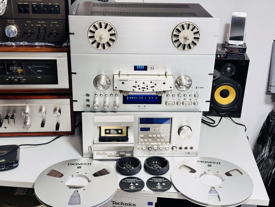 Magnetofon legendar de colecție PIONEER RT-909,auto-reverse,role 26 cm