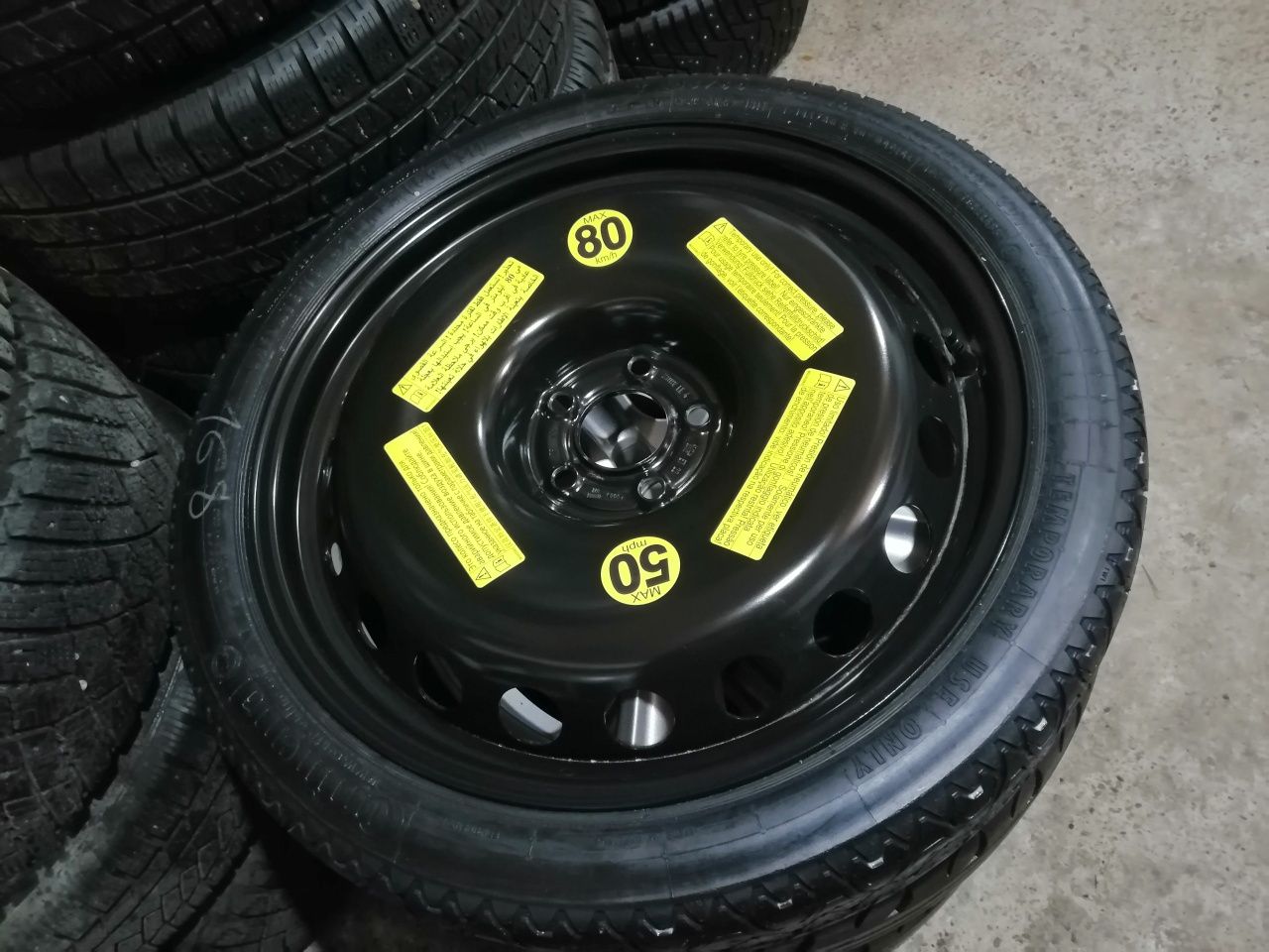 Roată Rezervă Slim Subțire 5x112 R19 Audi A4 B8,  B8.5 , B9 Audi A5