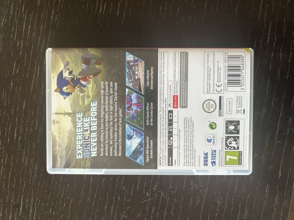Sonic Frontiers Nintendo Switch