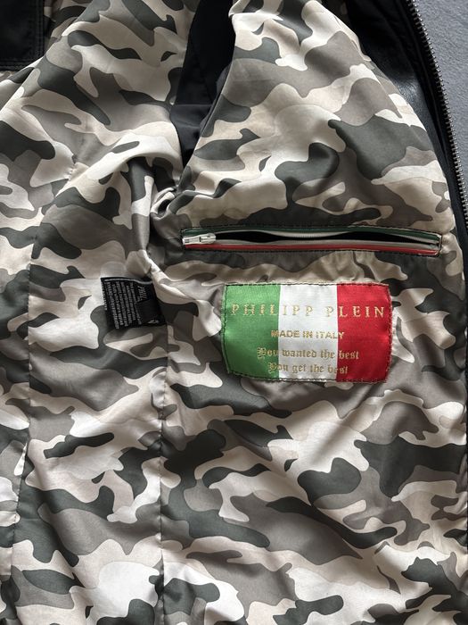 Phillipp Plein кожено яке - the prince is back