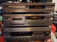 linie audio Yamaha(amplituner,deck,cd player)