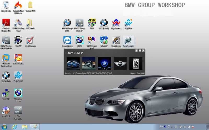 Scanner auto BMW ICOM NEXT Premium + WIFI + radiator racire proce