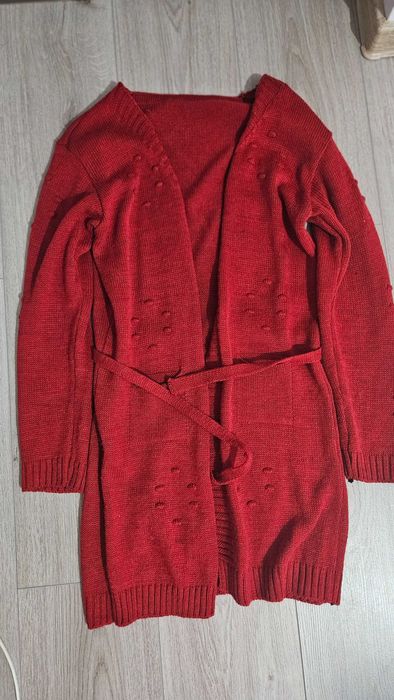 Cardigan caramiziu