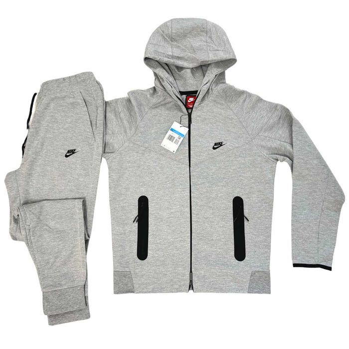 Tech Fleece Gri Model 2024 new  | S M L XL | [VERIFICARE COLET]