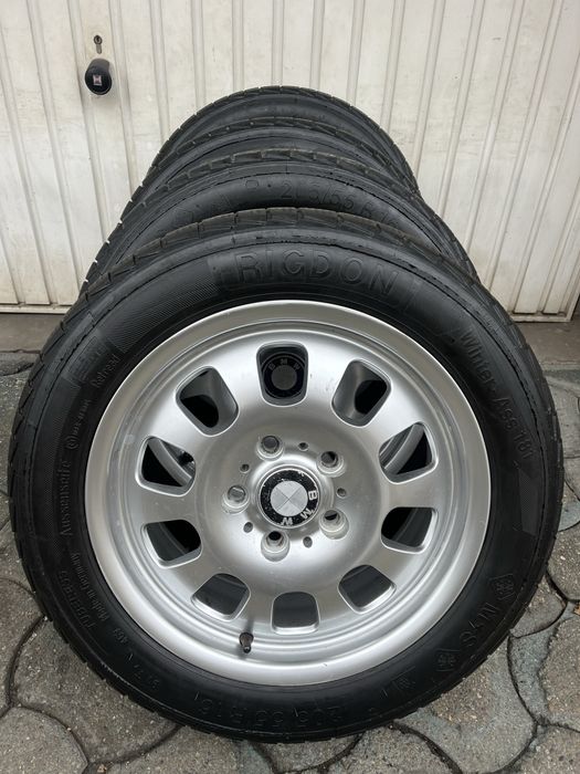 Jante aliaj 5x120mm, anvelope iarna 205/55 R16 BMW E46, E81, E87, F20