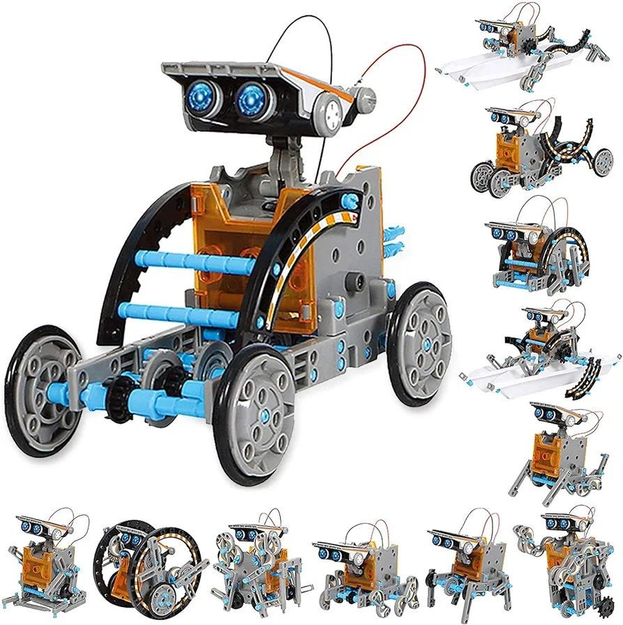 Sillbird STEM 12-in-1 Education Solar Robot Toys - 190 Piese DIY Build