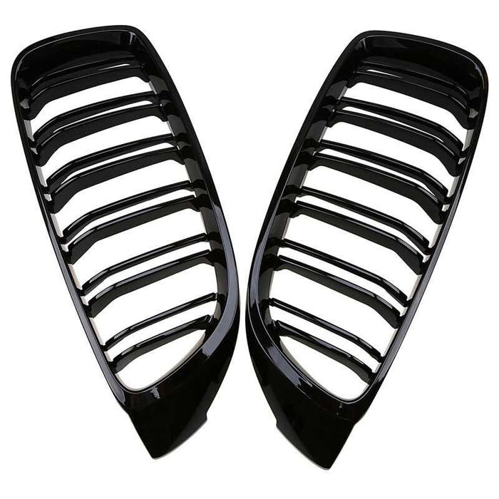 Черни двойни бъбреци пиано лак БМВ BMW F32 F33 F36 / 2013 - 2017