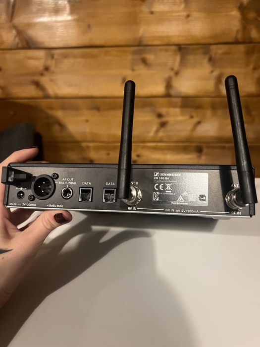 Lavaliera Sennheiser SK 100 G4 + Receiver Senheisser EM 100 G4