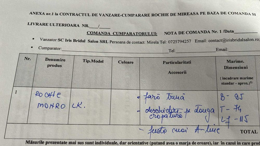 Rochie de mireasa IRIS BRIDAL