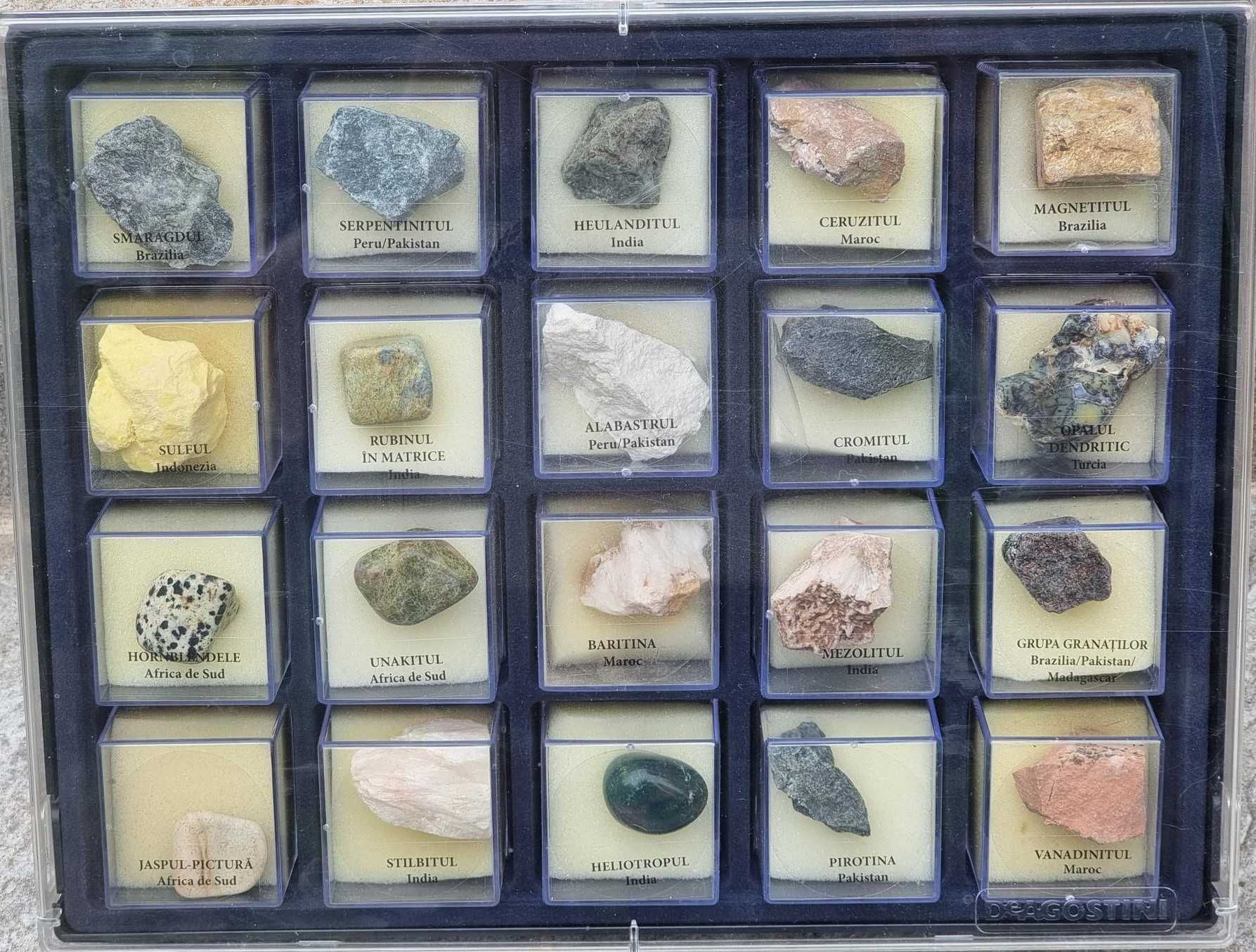"Comorile Pamantului" - Colectie de minerale si roci de la DeAgostini