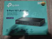 Коммутатор PoE+ 9-портовый Tp-Link TL-SF1009P