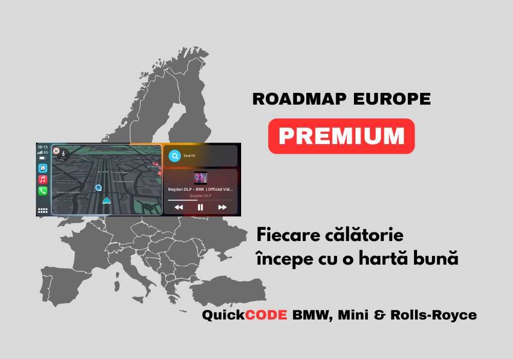 Actualizare hărți navigație BMW, Mini, Rolls-Royce - PREMIUM