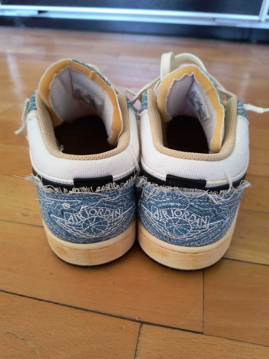 Vand Nike Air Jordan 1 Low SE  Sashiko Denim