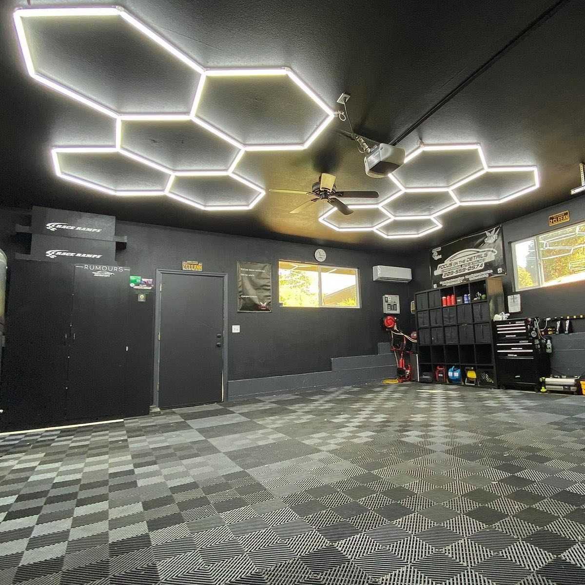 Премиум детайлинг LED осветление тип пчелна пита 2,49х1,70м