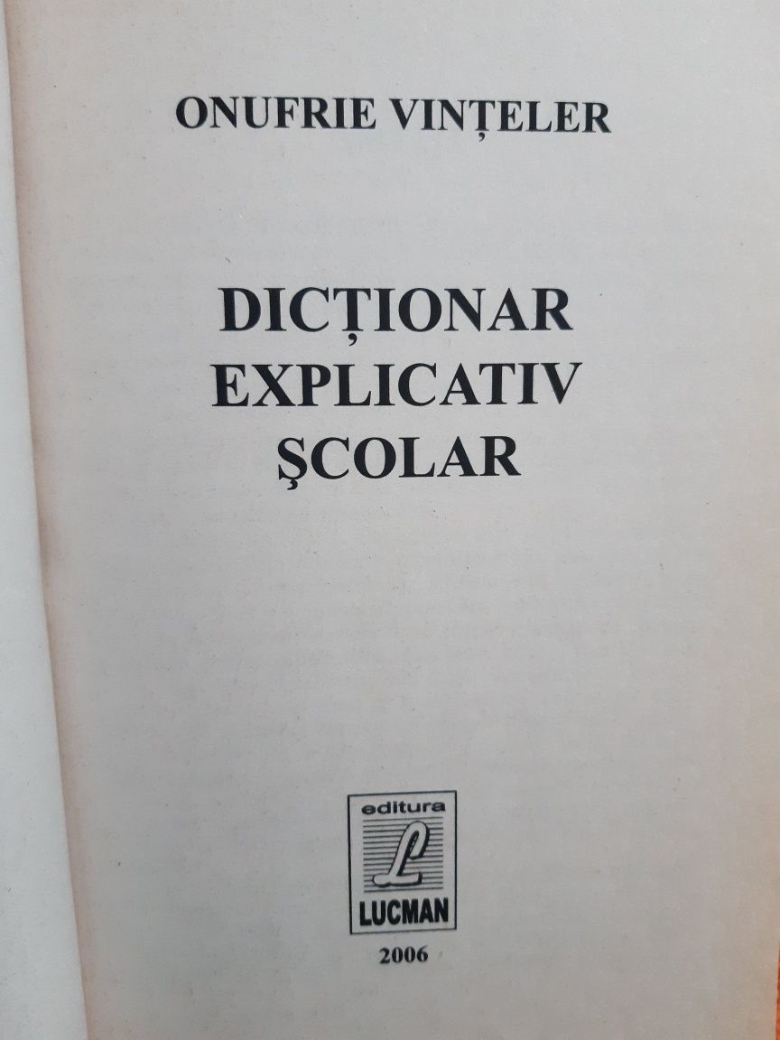 Dictionar Explicativ Scolar