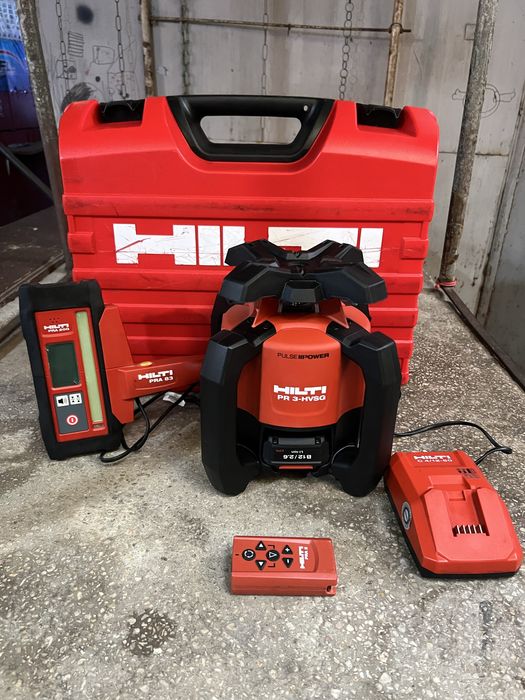 Vand nivela laser HILTI PR 3-HVSG A12 raza verde