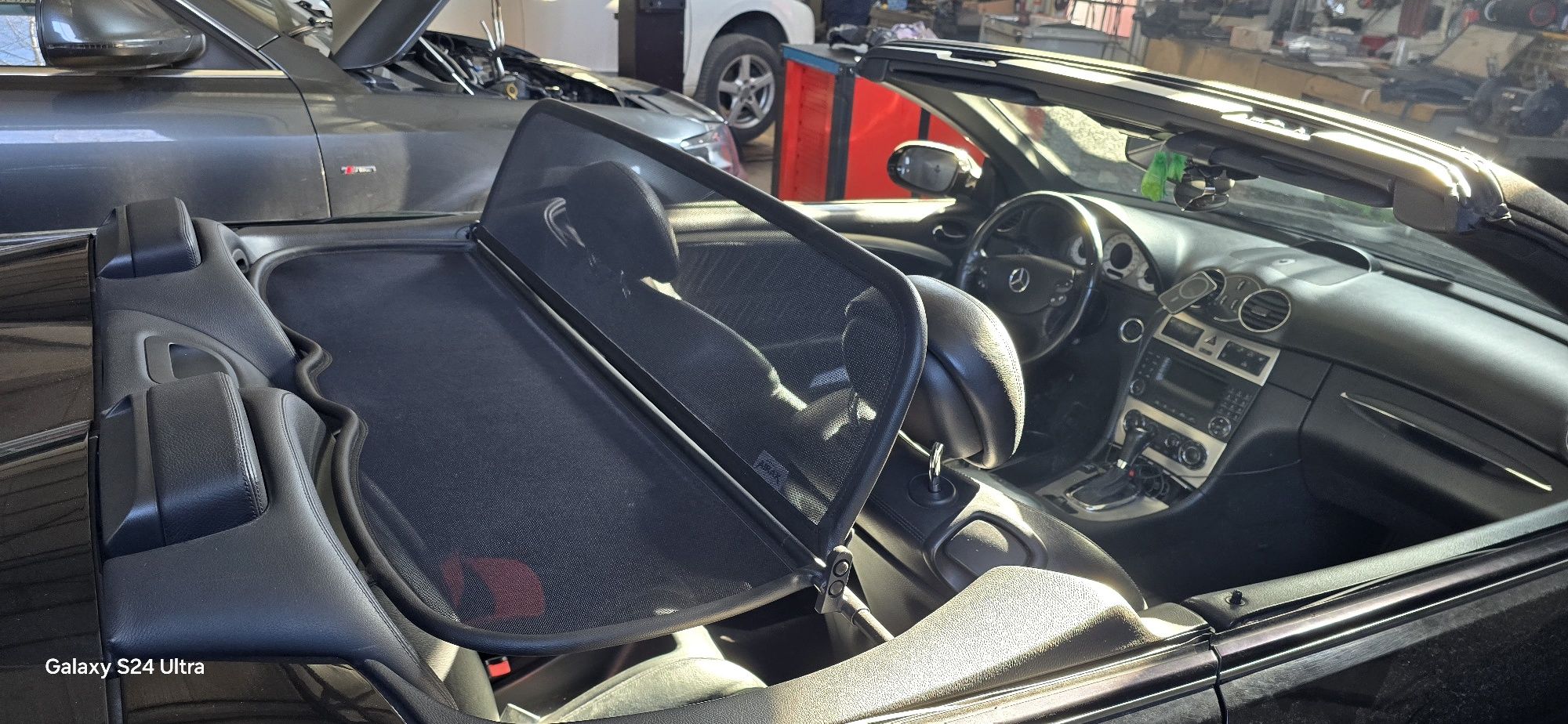 Deflector, paravant aer mercedes clk cabrio