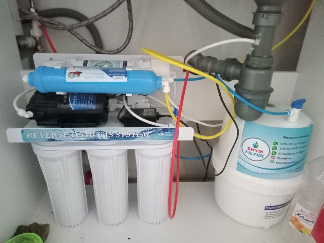 Фильтр установка для очистки воды и замена