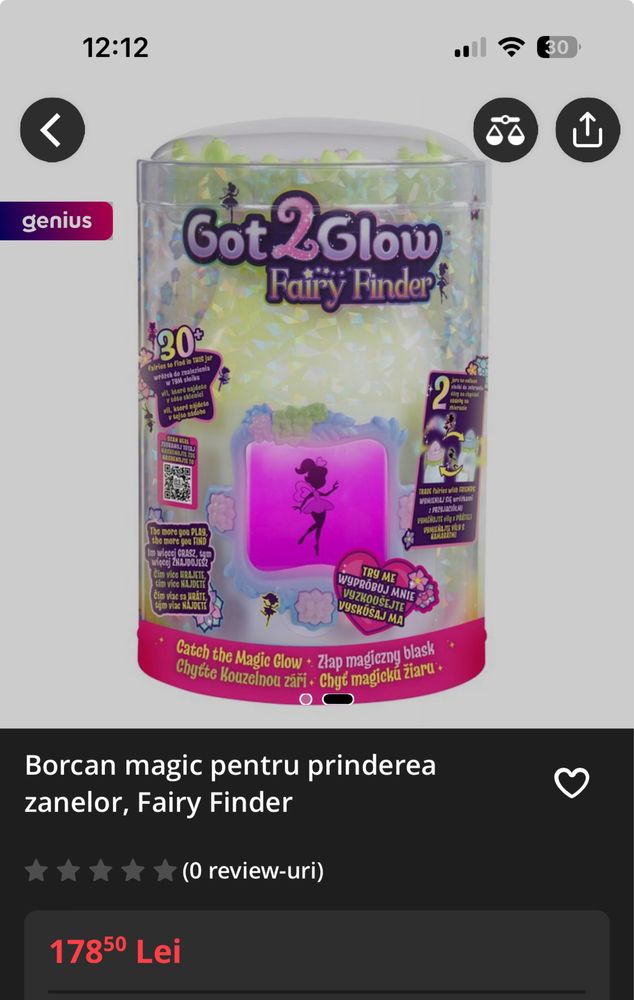 Borcan magic pentru prinderea zanelor, Fairy Finder