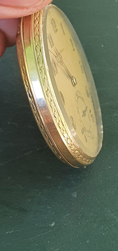 Ceas doxa de buzunar din aur 68g , servisat