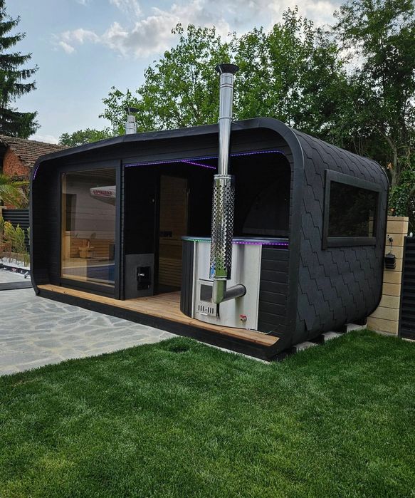Combo Ansamblu Sauna cu ciubar