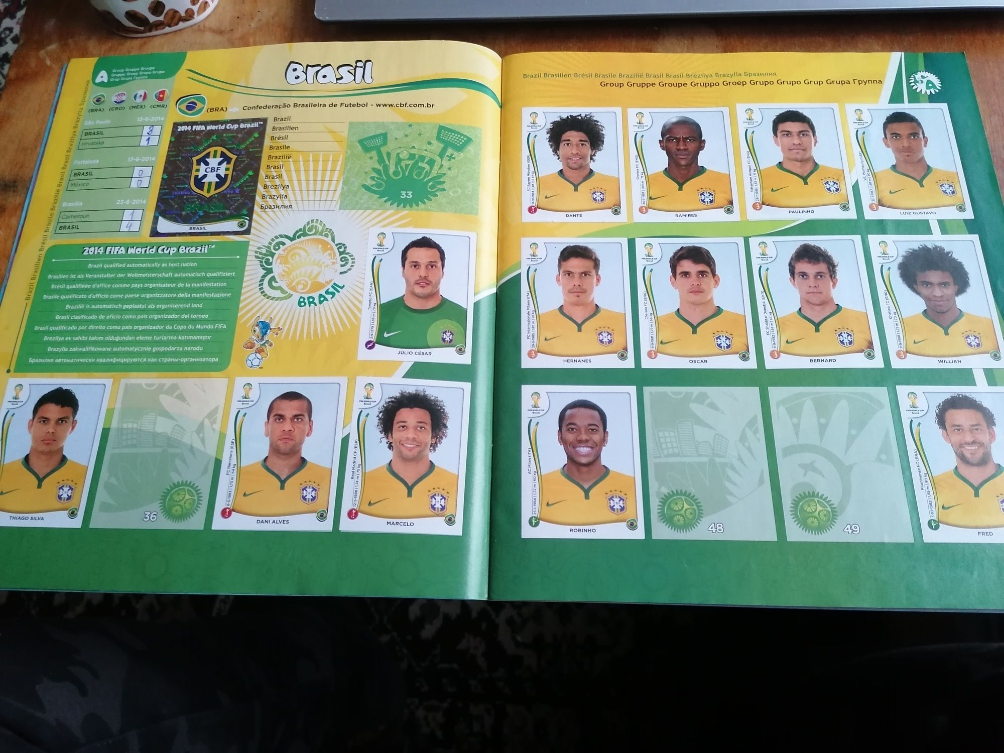 Албум Panini World Cup 2014 Brazil