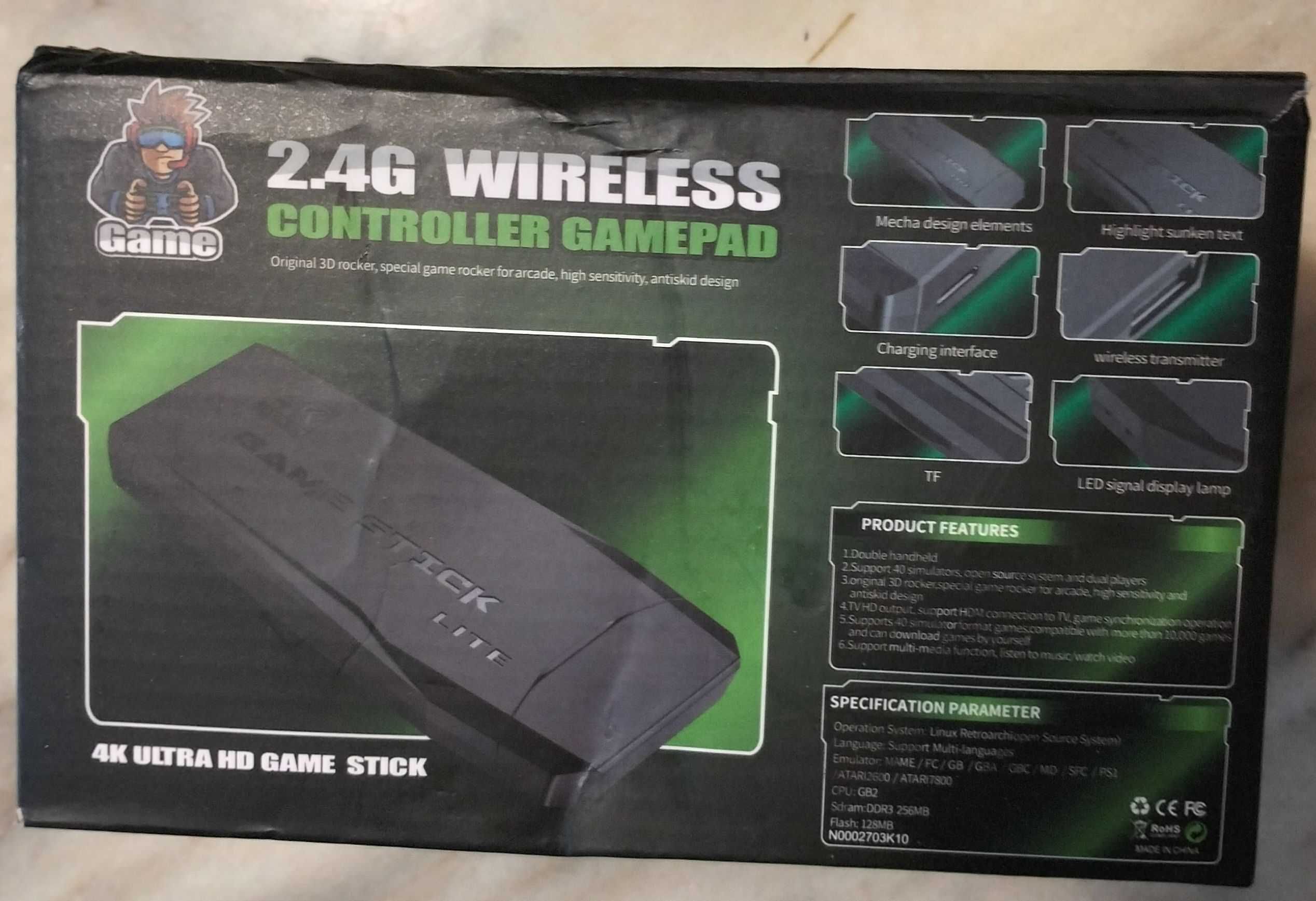Ретро Конзола Game stick lite 4k с над 10 000 игри