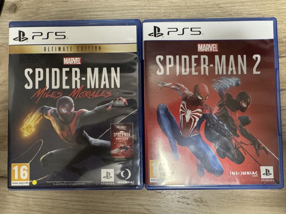 Spider-man Miles Morales + Spider-man 2