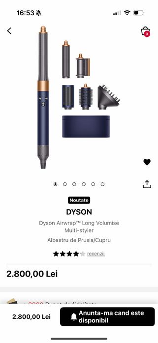 Dyson Airwrap HS05 din Sephora garantie 20 Dec 2026